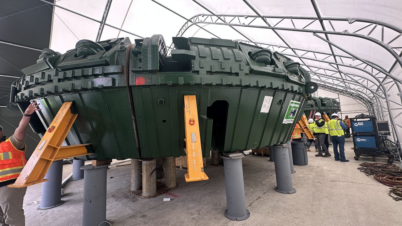 Gateway Tunnel getting ready to start boring in New Jersey