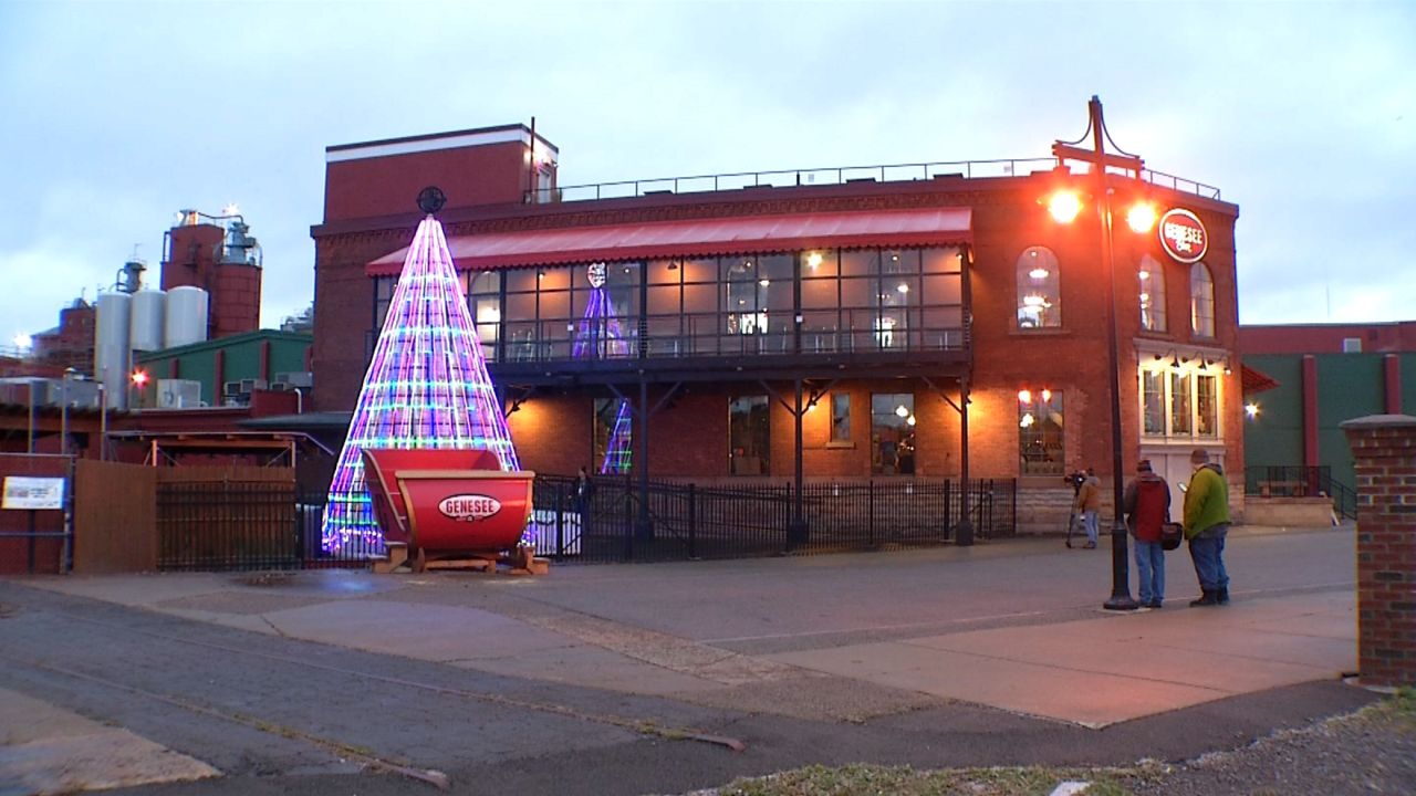 Genesee Keg Tree lighting set for Friday evening