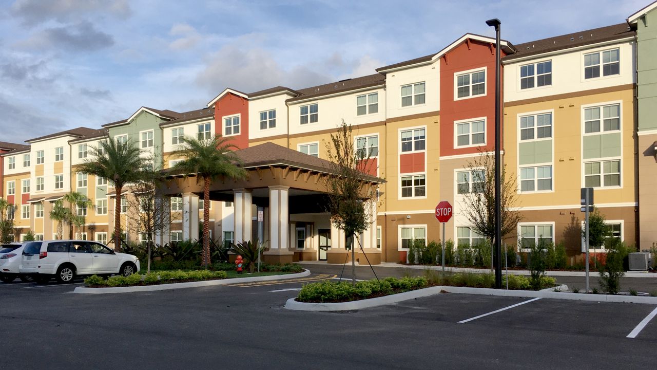 Georgetown Square, a new 90-unit affordable apartment community for senior citizens in Sanford, opened Thursday.  (Photo courtesy of Arnie Girard)