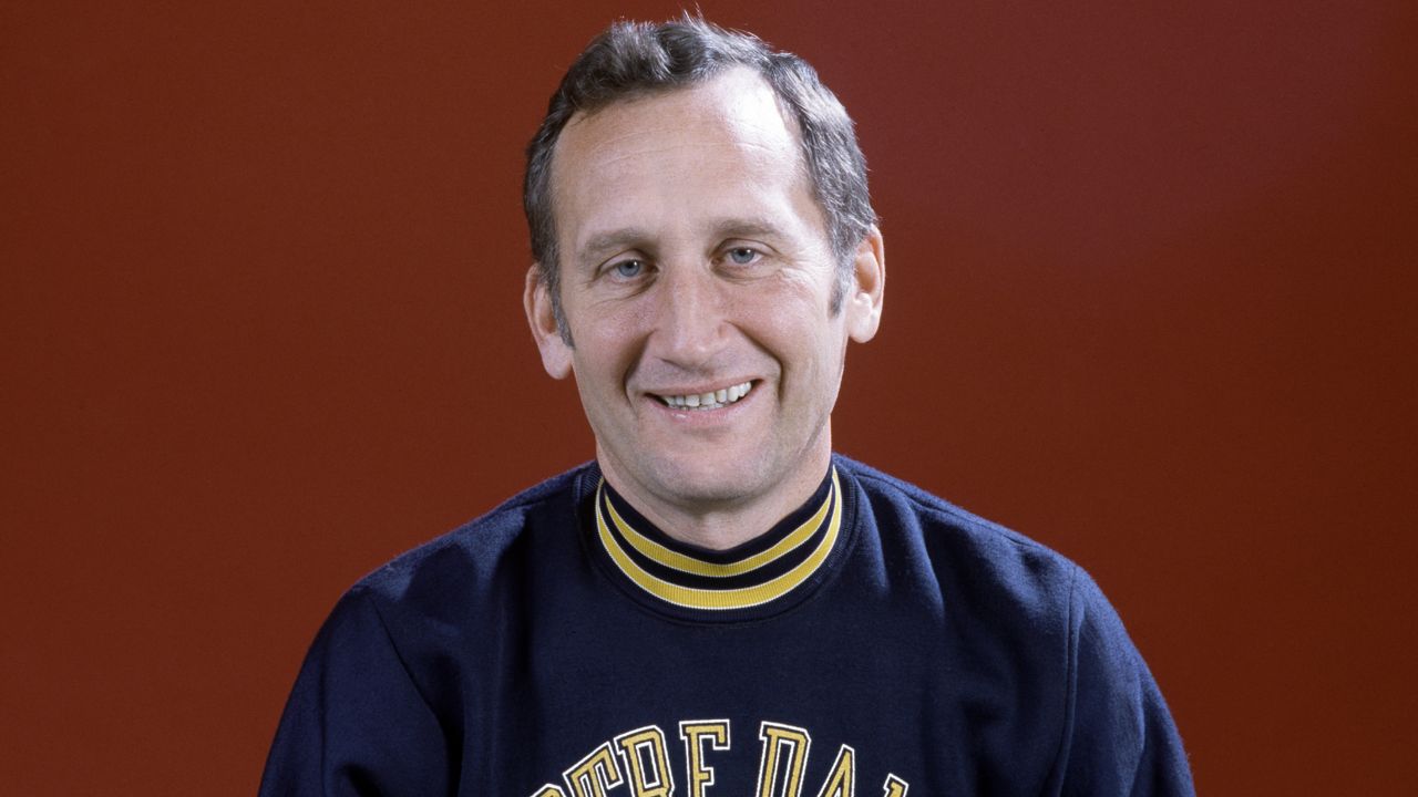 Gerry Faust, Notre Dame University head football coach shown in December 1980. Gerry Faust, the gravel-voiced Cincinnati high school coach who lived a dream by becoming the coach at Notre Dame, has died.