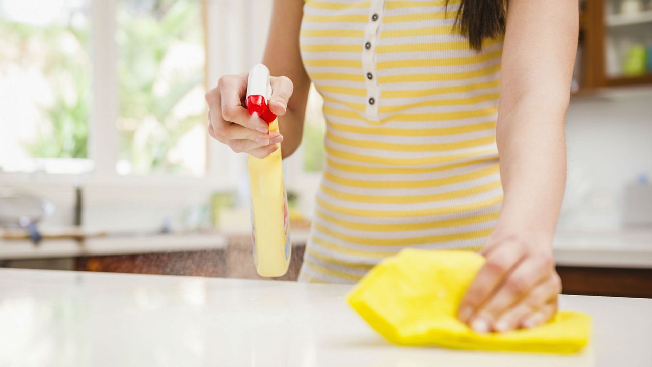 Stock image of a woman cleaning. (Getty Images)