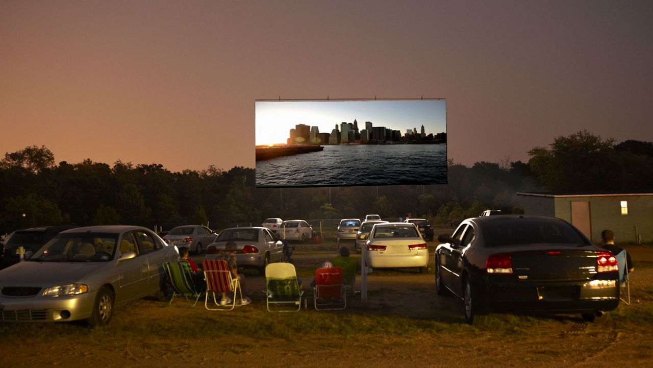 Stock image of a drive-in movie theater. (Getty Images)