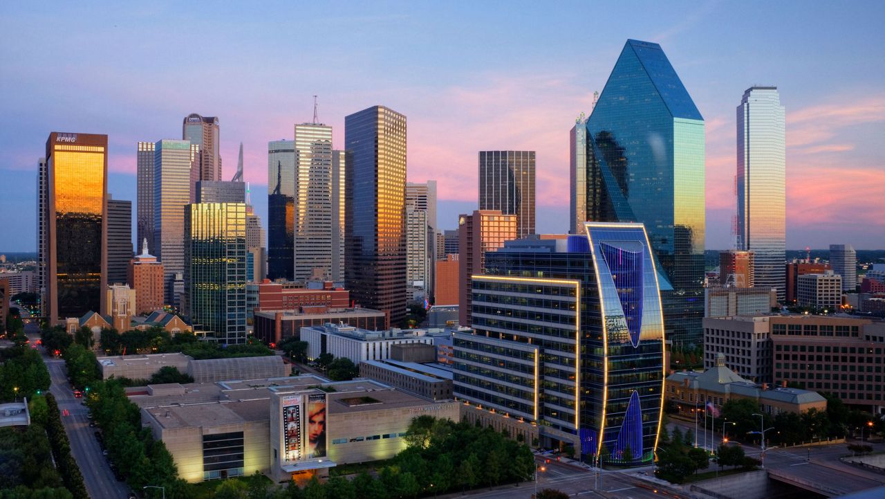 Stock image of the Dallas skyline. (Getty Images)