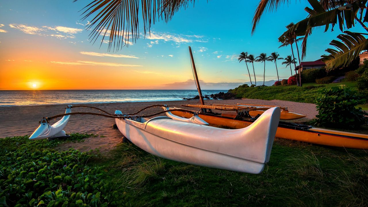 South Maui beach at sunset. (Getty Images)