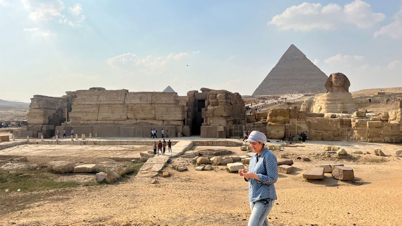 UNCW Professor Eman Ghoneim's research looks at the historic path of the Nile River and how that worked with building ancient pyramids in Egypt.