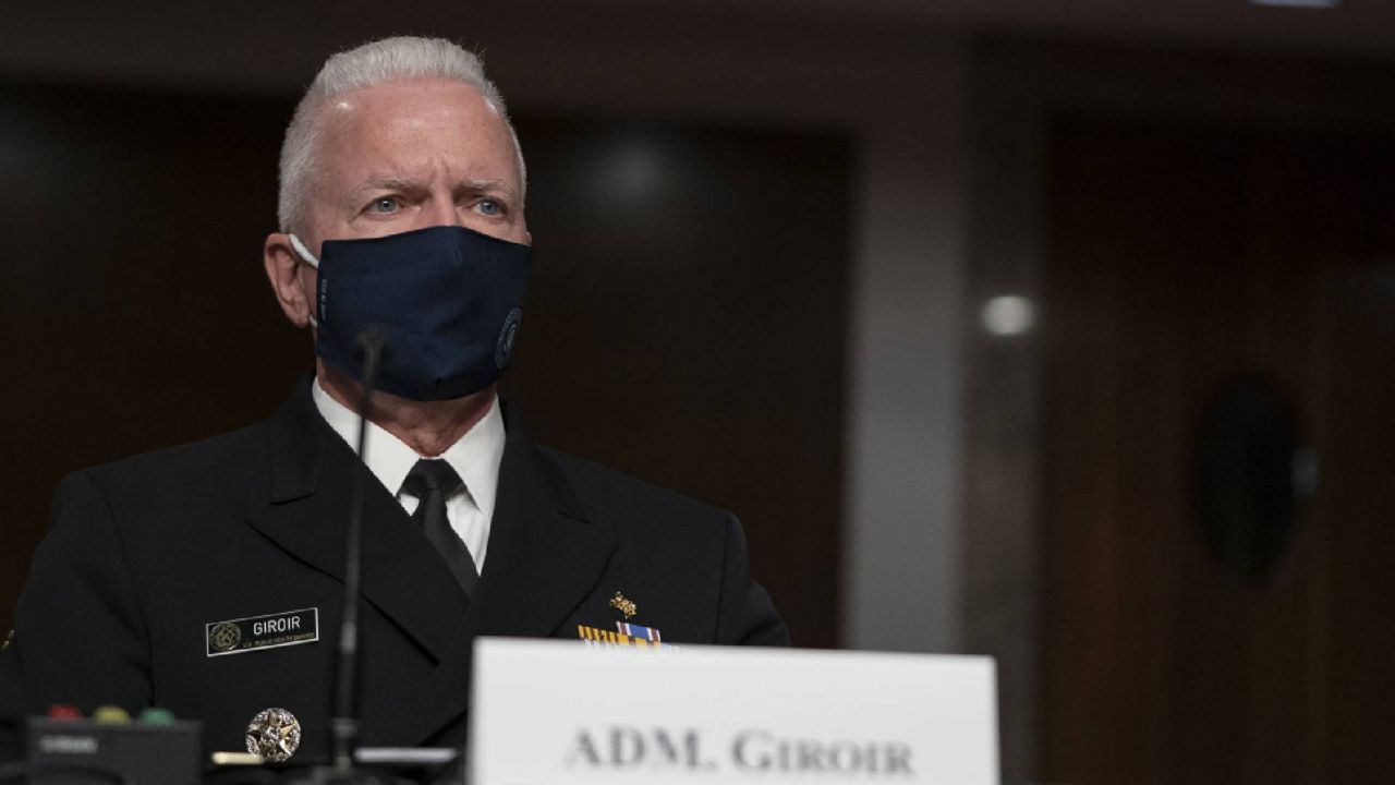 FILE - Adm. Brett Giroir on Capitol Hill. (Alex Edelman/Pool via AP)