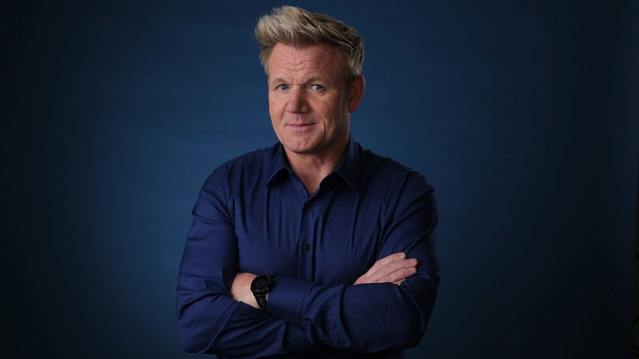 This July 24, 2019 photo shows chef and TV personality Gordon Ramsay posing for a portrait to promote his National Geographic television series "Gordon Ramsay: Uncharted," during the 2019 Television Critics Association Summer Press Tour at the Beverly Hilton in Beverly Hills, Calif. (Photo by Chris Pizzello/Invision/AP)