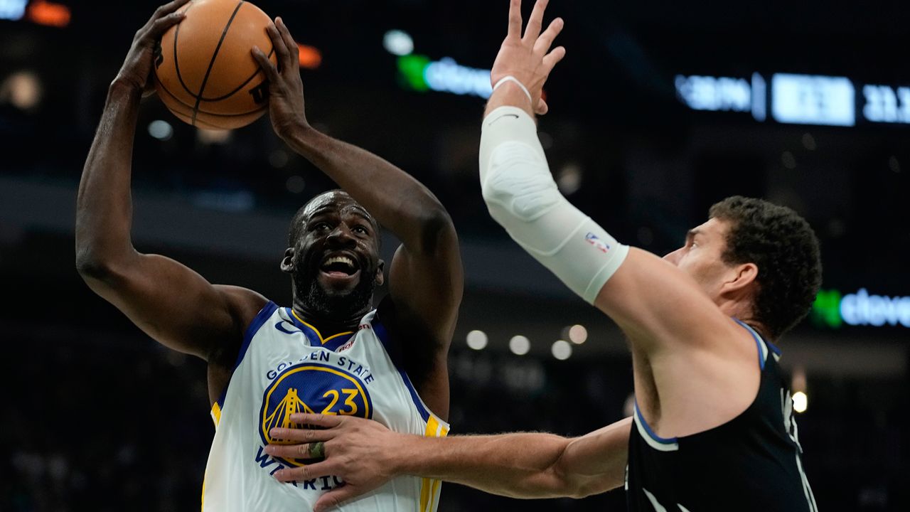 Draymond Green is pictured during a game on Tuesday, Dec. 13, 2022 in Milwaukee.