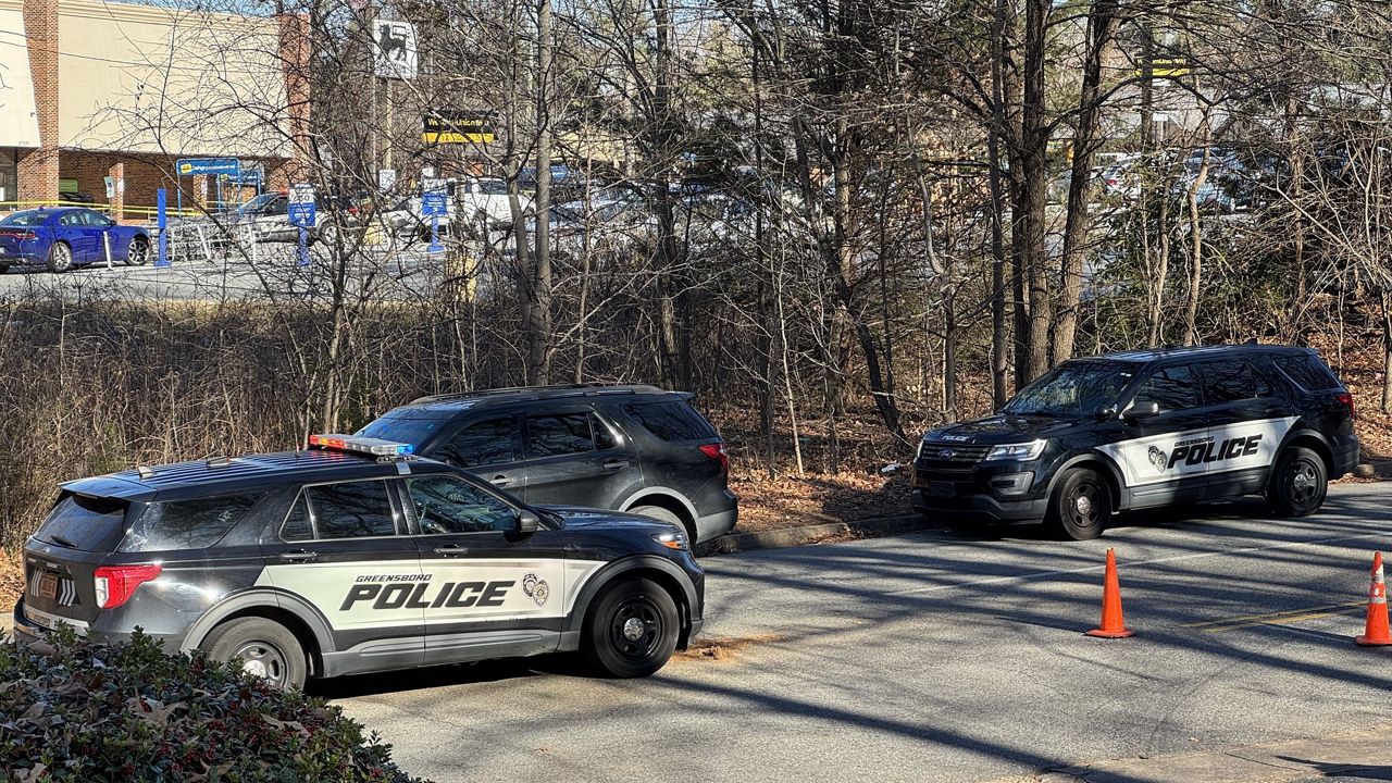 A police officer was involved in a shooting inside a grocery store in Greensboro Monday, according to the Greensboro Police Department. (Spectrum News 1/Zyneria Byrd)