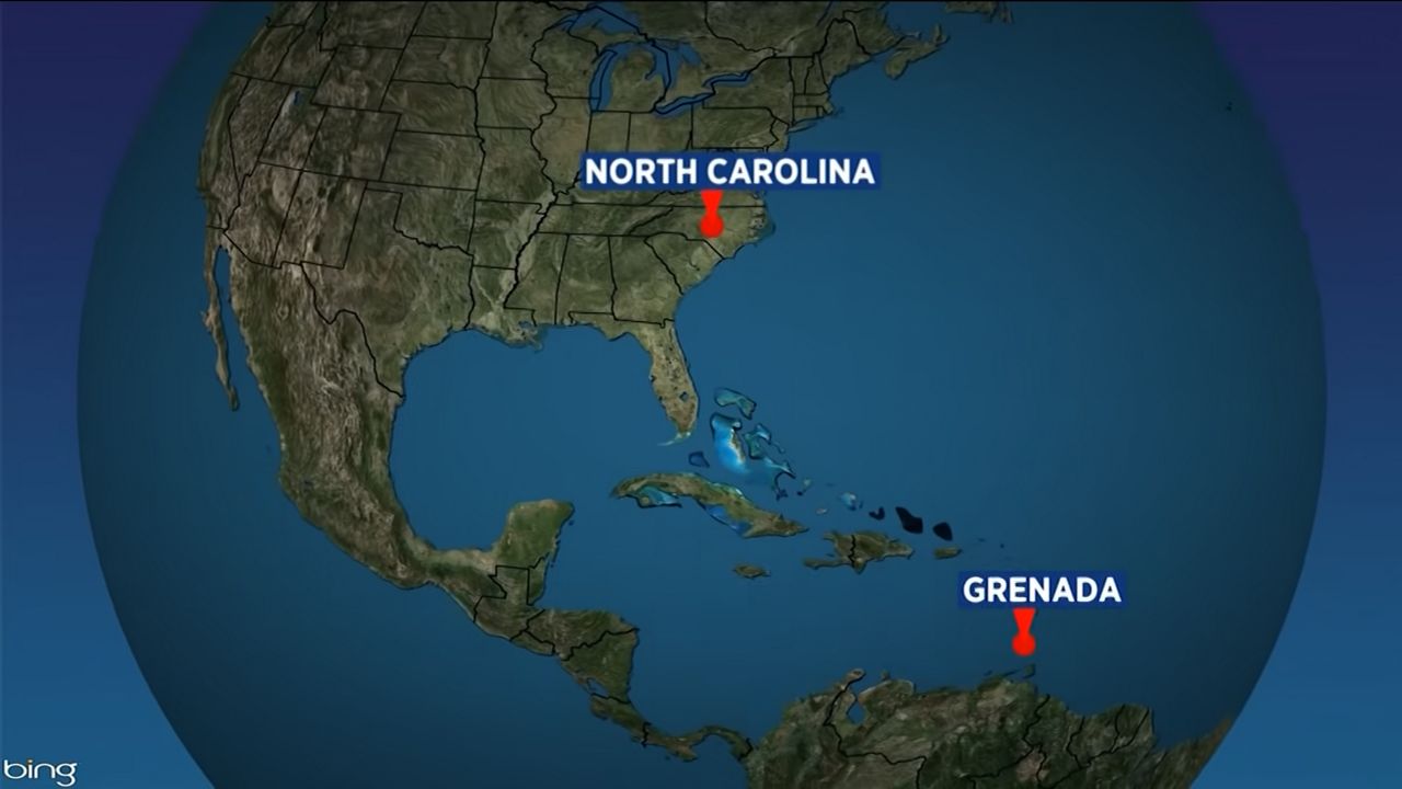 North Carolina woman missing in Grenada last seen swimming