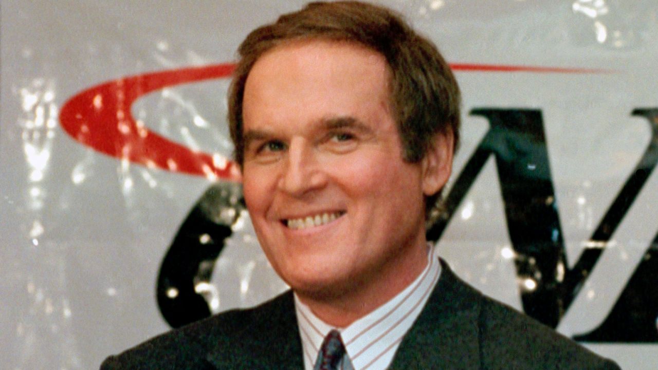 Actor/comedian Charles Grodin, appears at a news conference announcing him as host of CNBC's new primetime show "Charles Grodin" in New York on Nov. 15, 1994. (AP Photo/Marty Lederhandler, File)