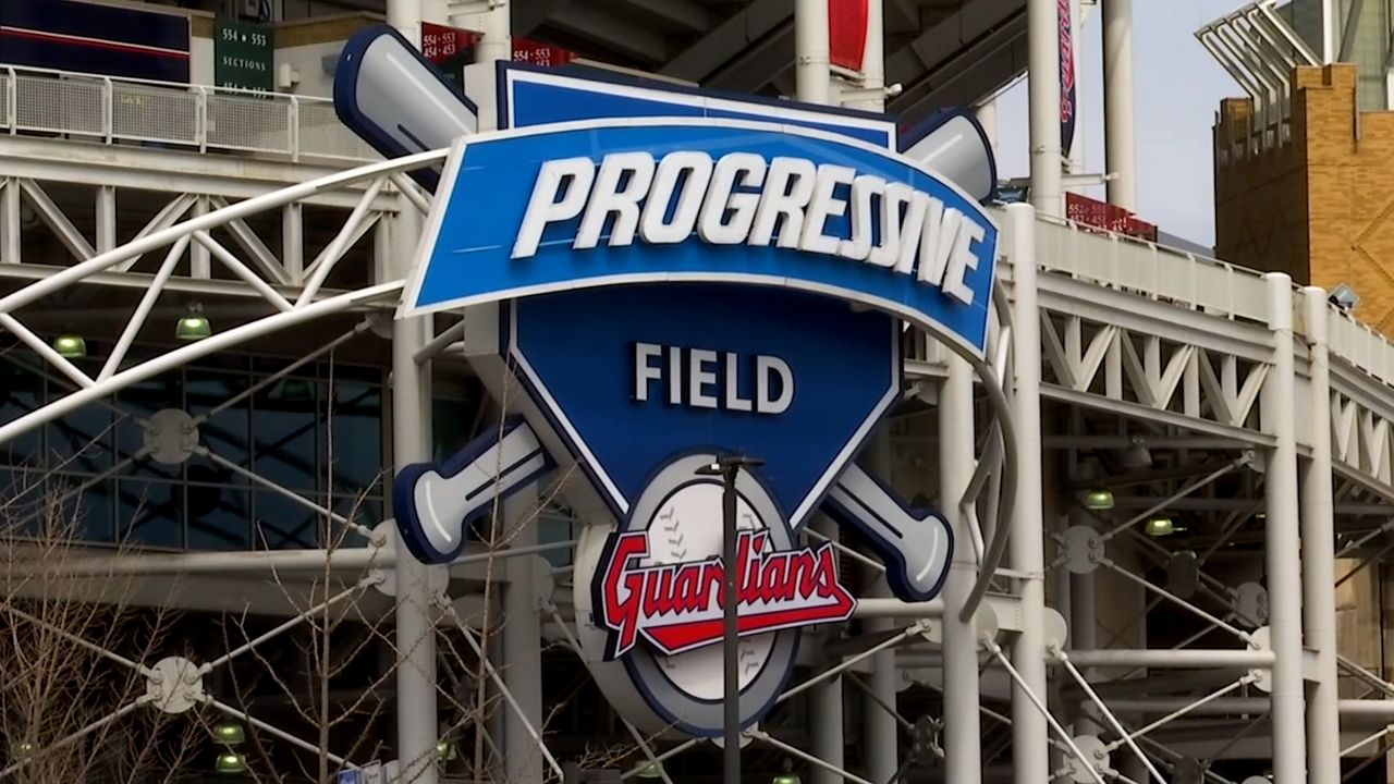 Outside of Progressive Field 