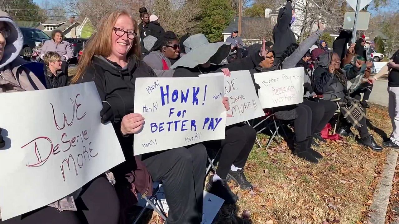 Guilford County Schools nutrition staff demand better wages