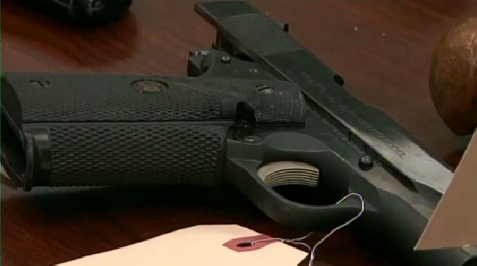 File photo of a pistol. (Spectrum News/File)