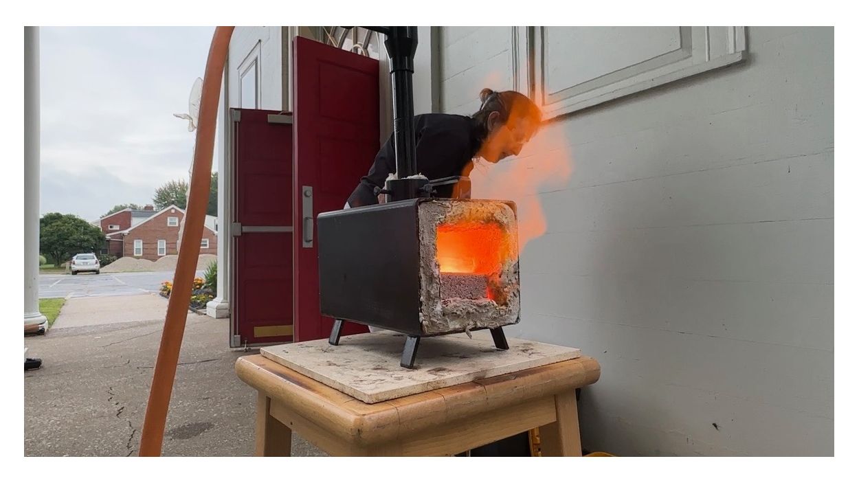 Transforming guns into garden tools and art