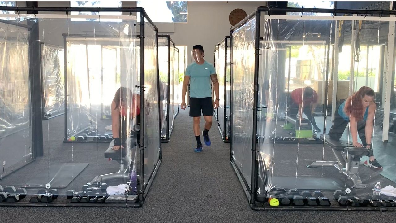 California Gym Uses Personal Pods for Classes After Coronavirus