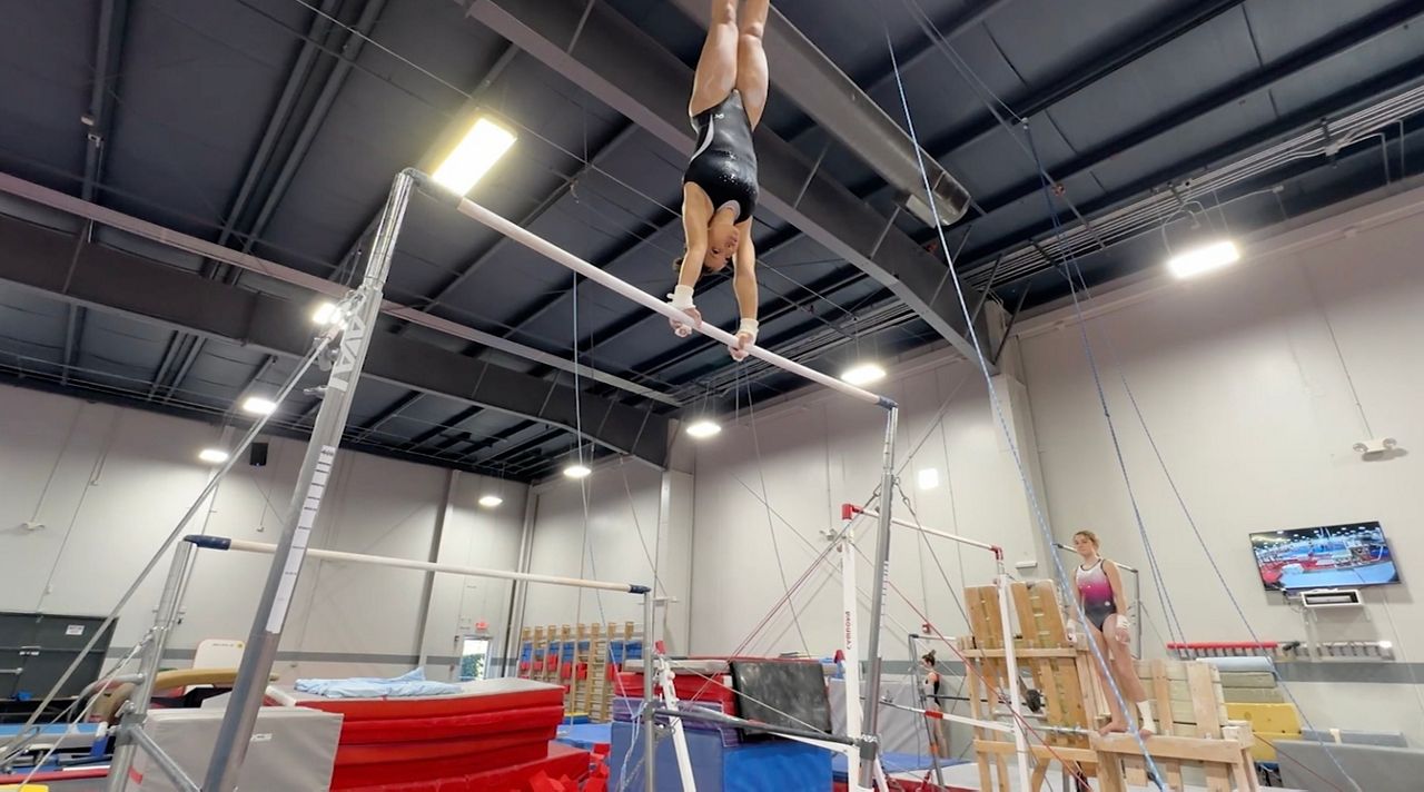 Aniyah Taylor on Uneven Bars