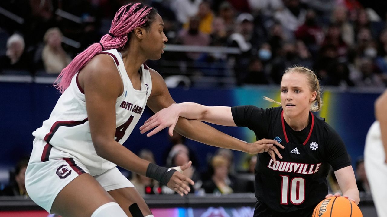 Junior guard Hailey Van Lith makes her return to a stacked Cardinals team looking to dominant the ACC. (AP Photo/Charlie Neibergall)