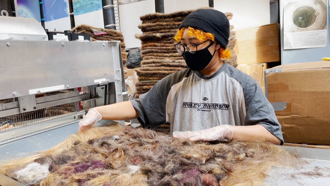 Nonprofit uses hair mats to mitigate impacts of oil spills