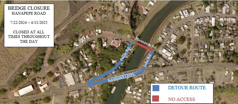 (Map courtesy of Kauai County Department of Public Works)