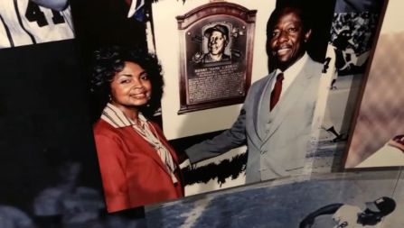 Hank Aaron in the Baseball Hall of Fame