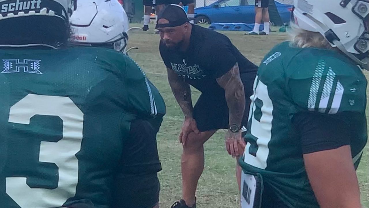 Hawaii linebackers coach Chris Brown places toughness and tenacity at the top of the list of traits he desires in a player.
