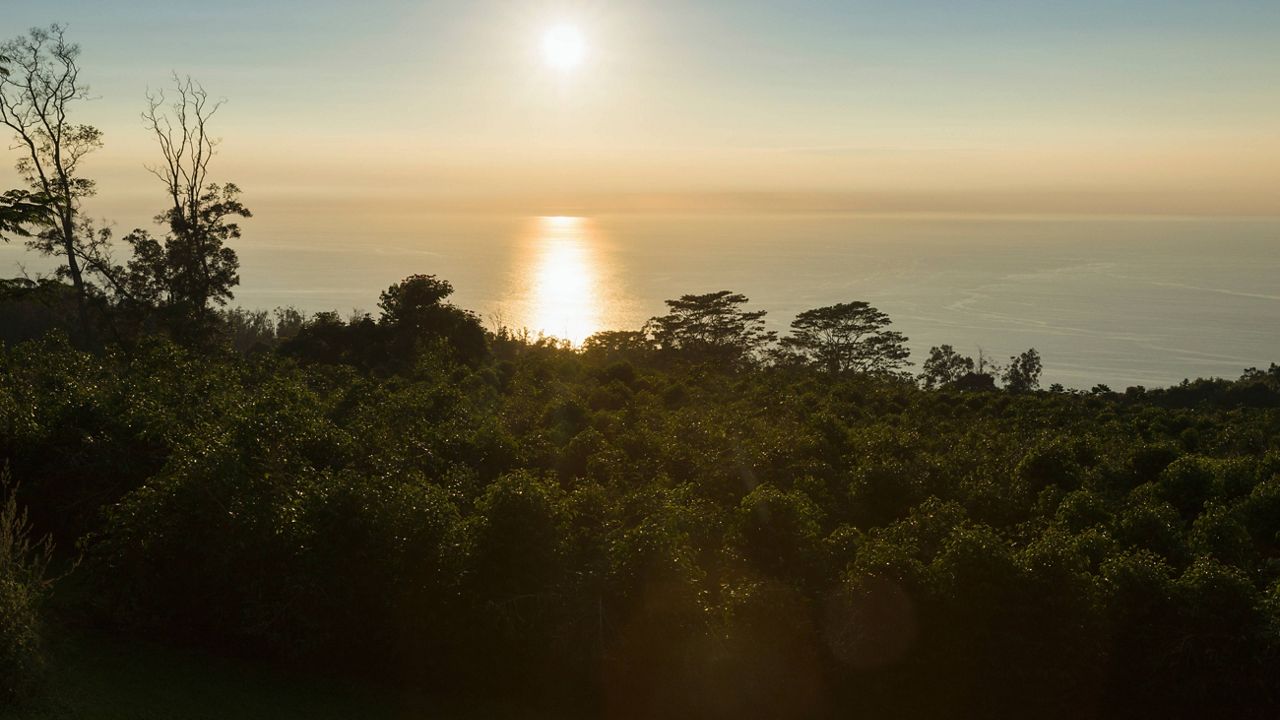 Sunset at Holualoa on Hawaii Island. (Getty Images/Alvis Upitis)