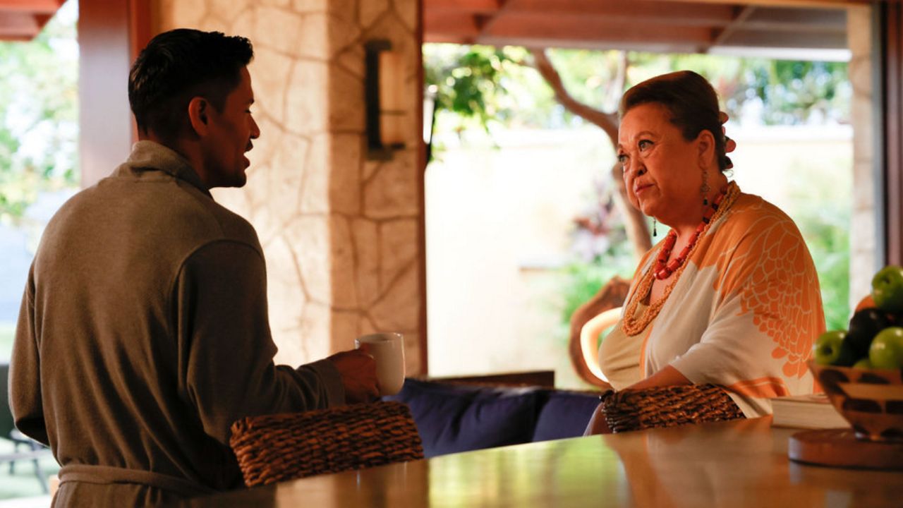 Amy Hill co-stars as Kumu on "Magnum P.I." (Photo courtesy of Zack Dougan/NBC)