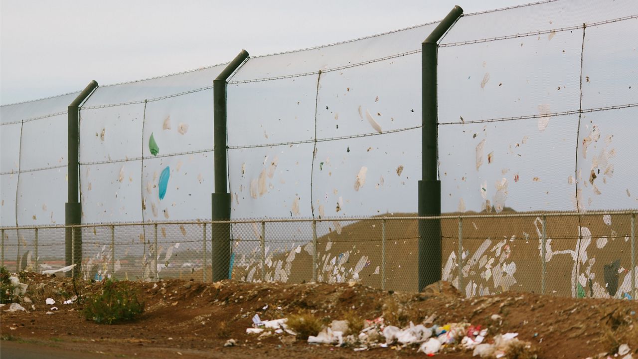 Trash lines the Central Maui Landfill (Getty Images/Doisneau)