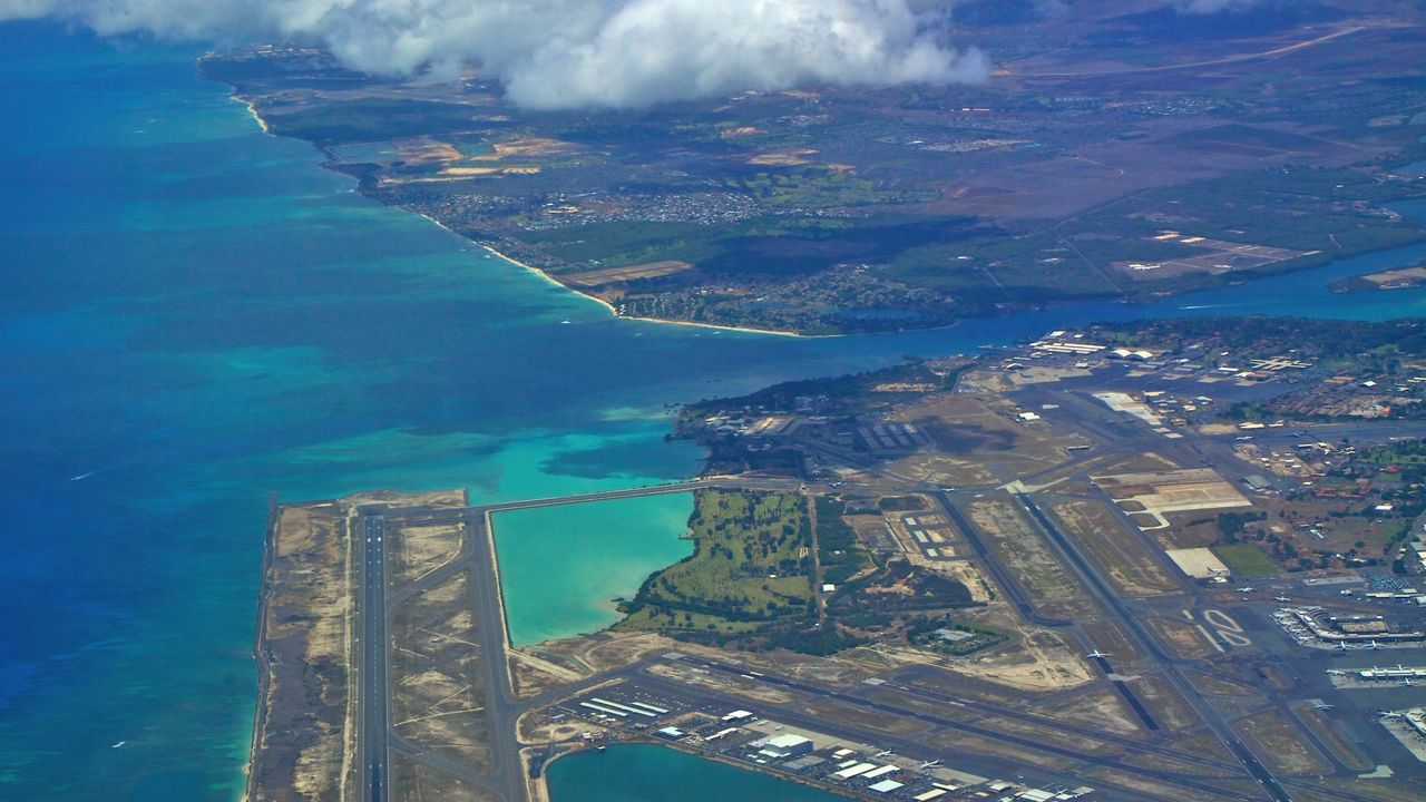 The Pearl Harbor entrance channel. (Getty Images/Bruce Clarke)