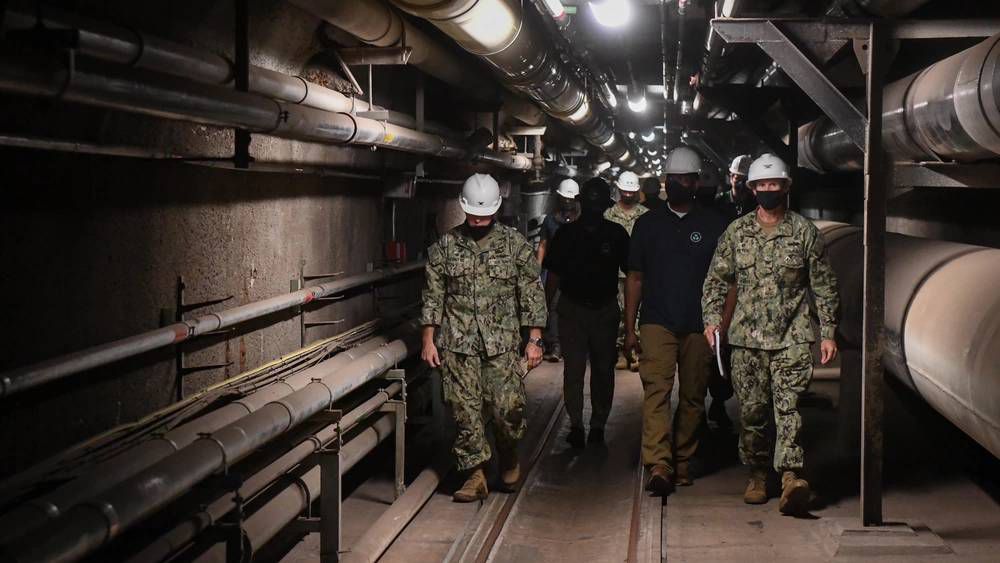 Officials tour Red Hill (Photo courtesy of U.S. Navy)