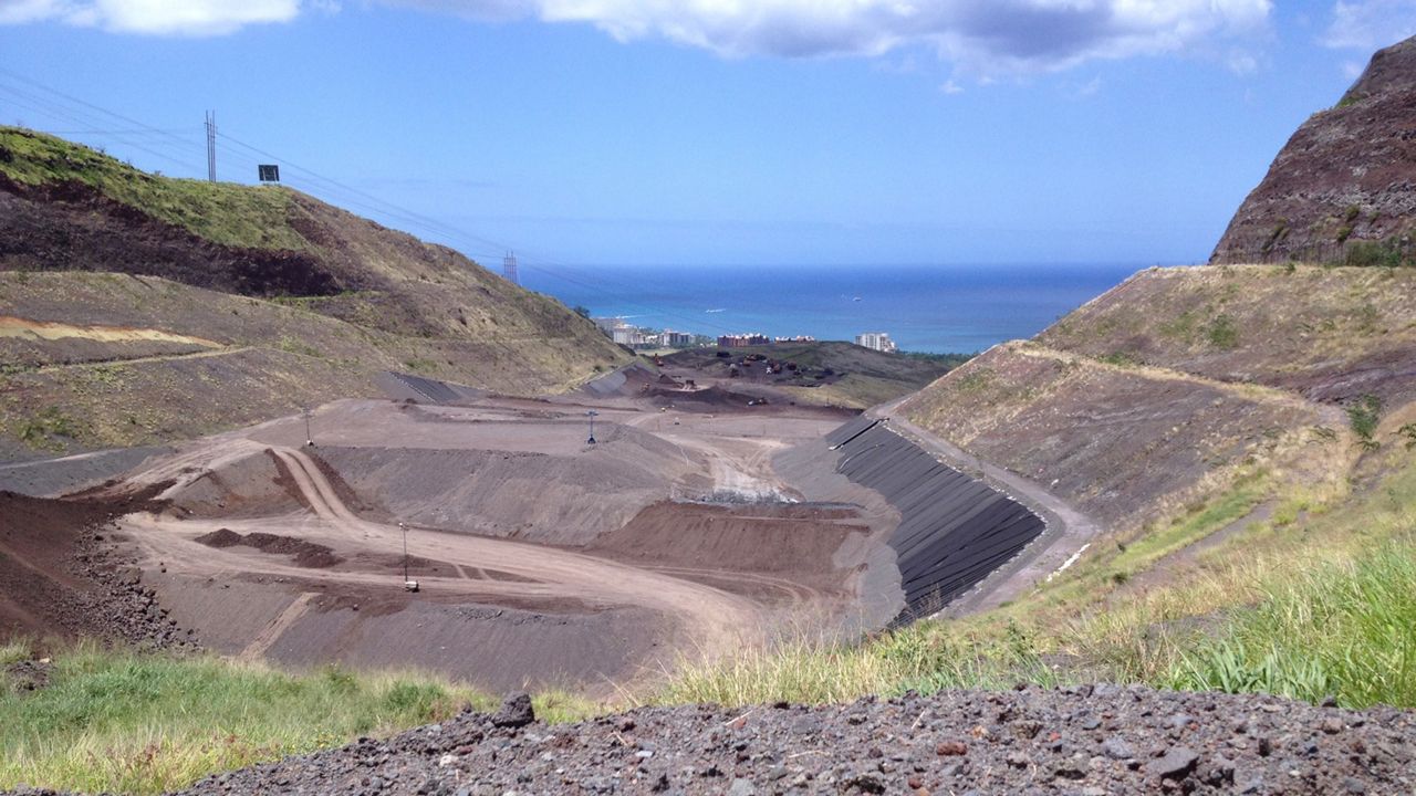 Waimanalo Gulch Sanitary Landfill. (Photo courtesy of the Department of Environmental Services)