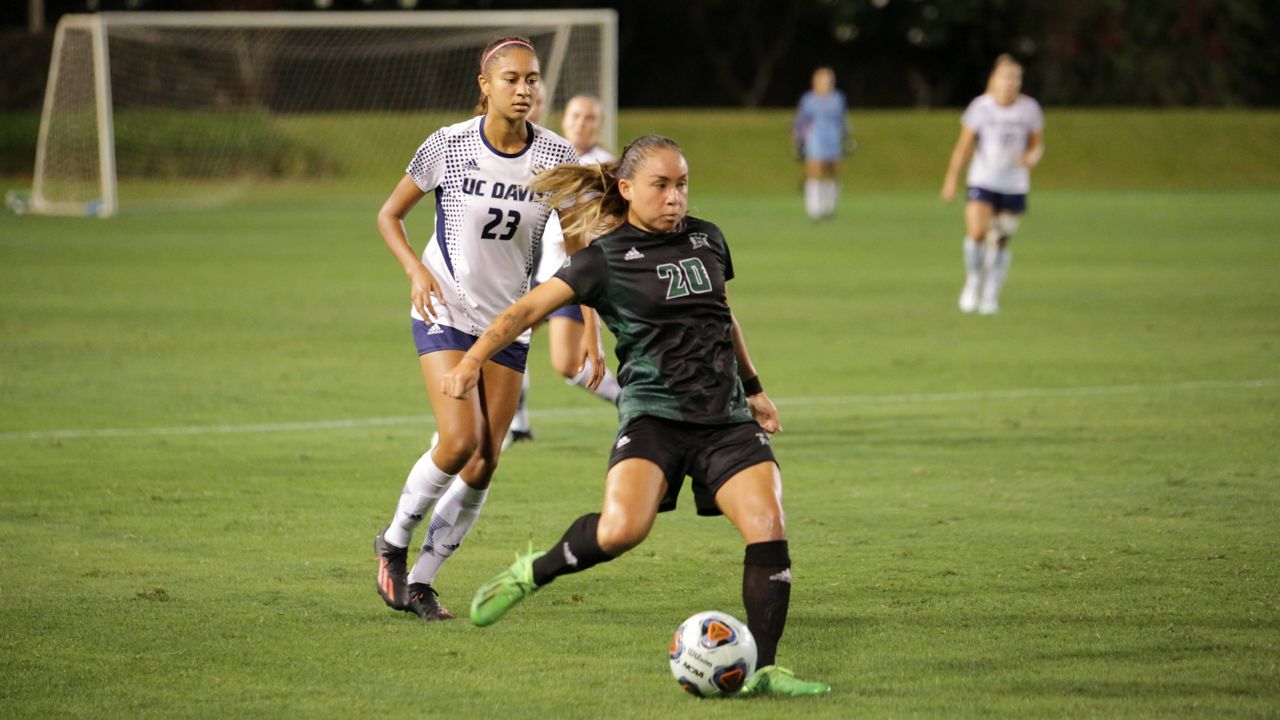 Hawaii soccer team counters UC Davis to take Big West opener