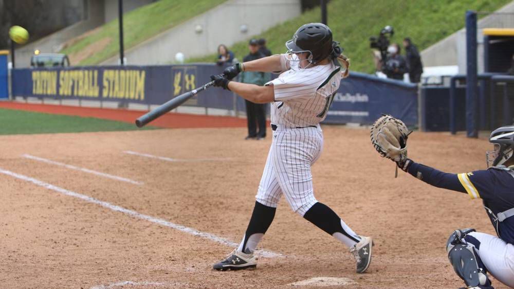 Hawaii first baseman Dallas Millwood connected on her game-winning home run in the top of the eighth inning at UC San Diego on Saturday.