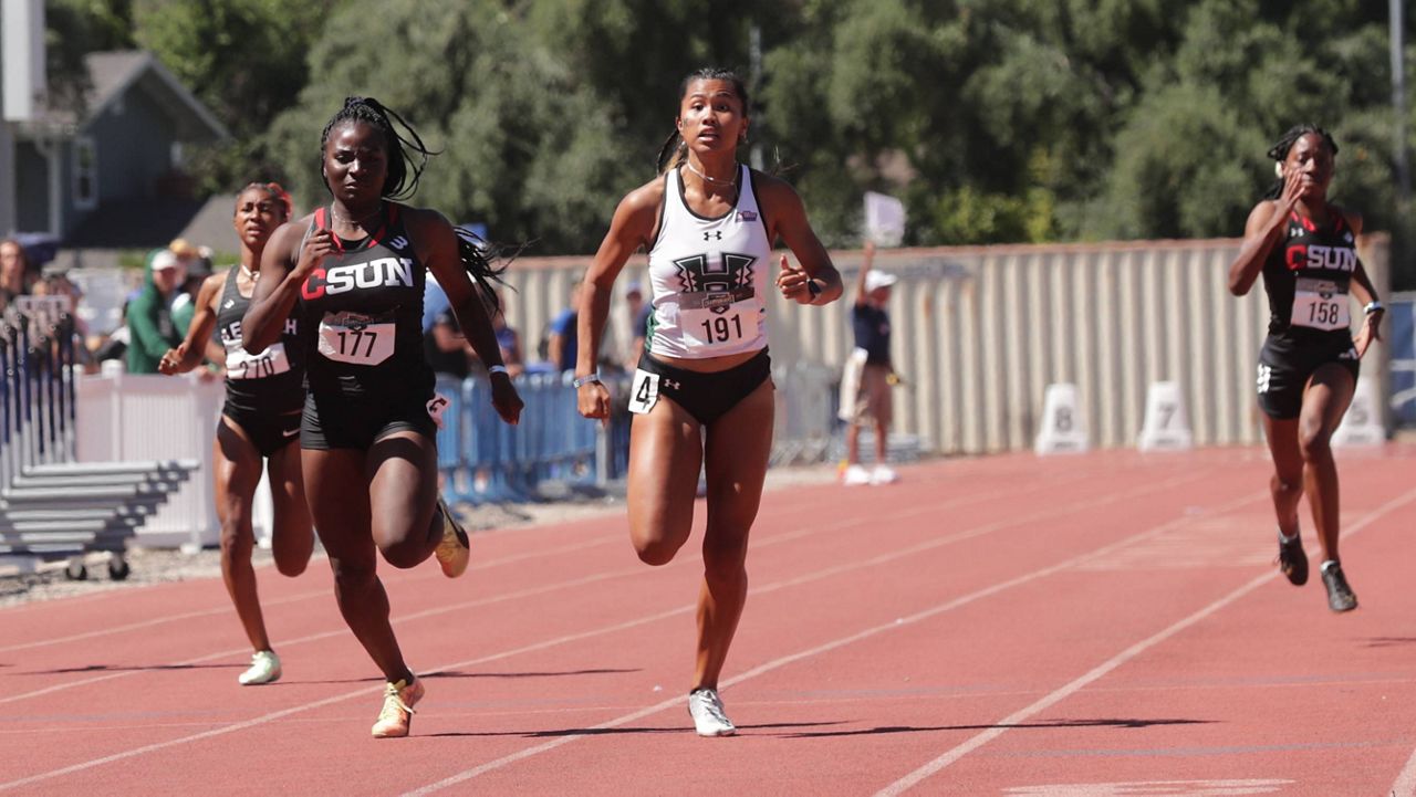 Hawaii's Alyssa Mae Antolin is the program's first Big West Track Athlete of the Year. 