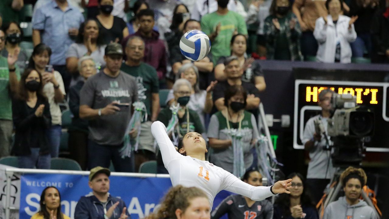 Hawaii women's volleyball team handles CSU Fullerton