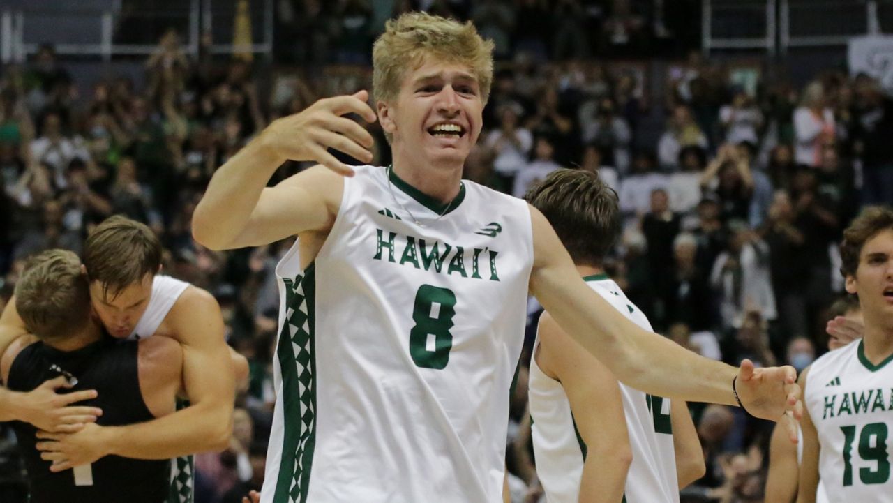 Freshman middle Kurt Nusterer, seen at home against Long Beach State last month, got a start at UC Santa Barbara on Saturday.