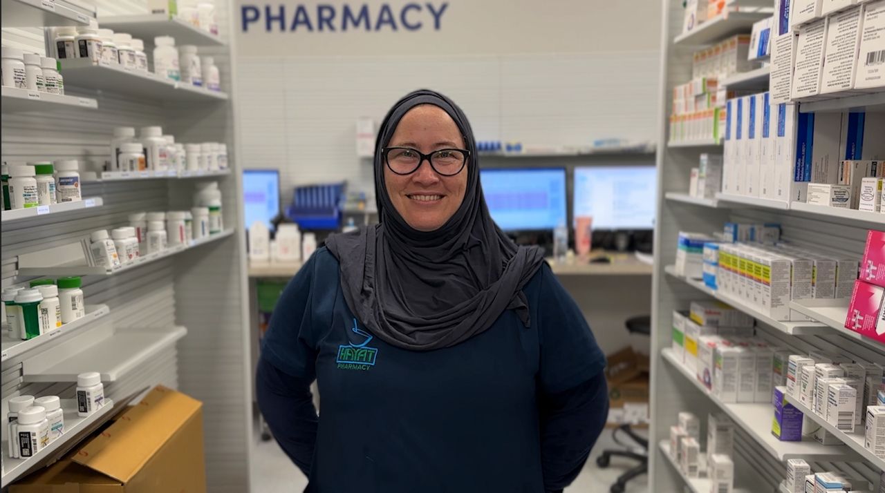 Mara Ahmad, community nurse for Hayat Pharmacy.