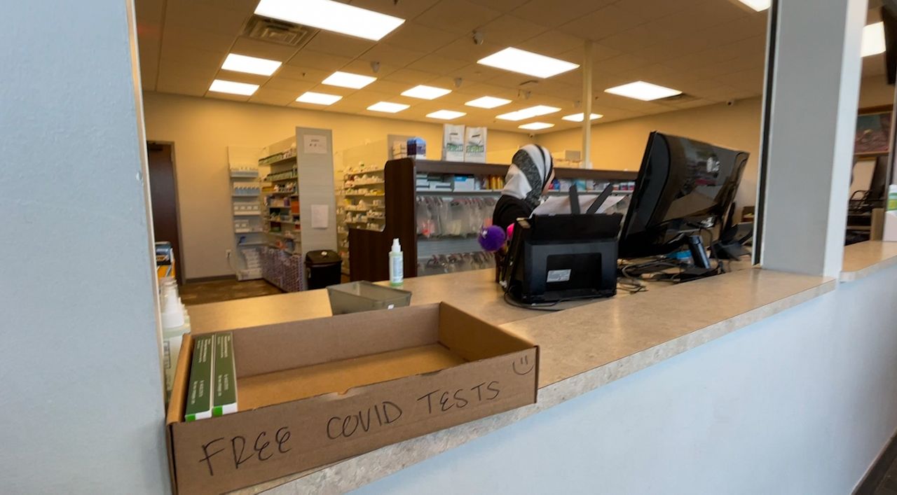 Dr. Hashim Zaibak owner and CEO of Hayat Pharmacy recommends you to still test for COVID-19. (Abbey Taylor/Spectrum News 1) 
