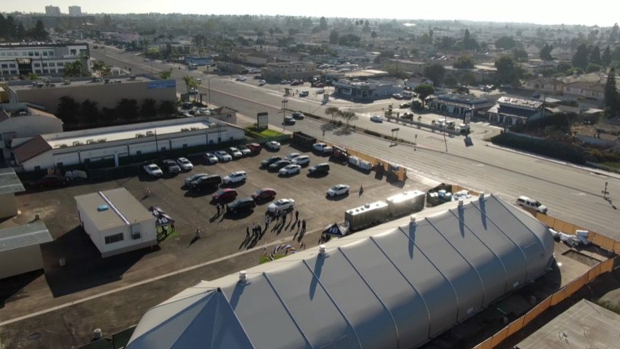 The city's Navigation Center has helped place 45 people into permanent housing (Courtesy Huntington Beach)