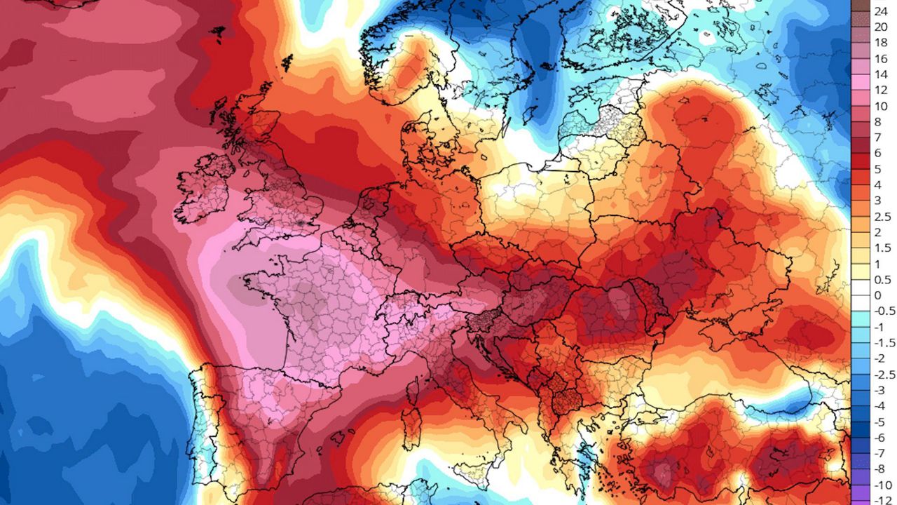 Heat Wave Grips Europe