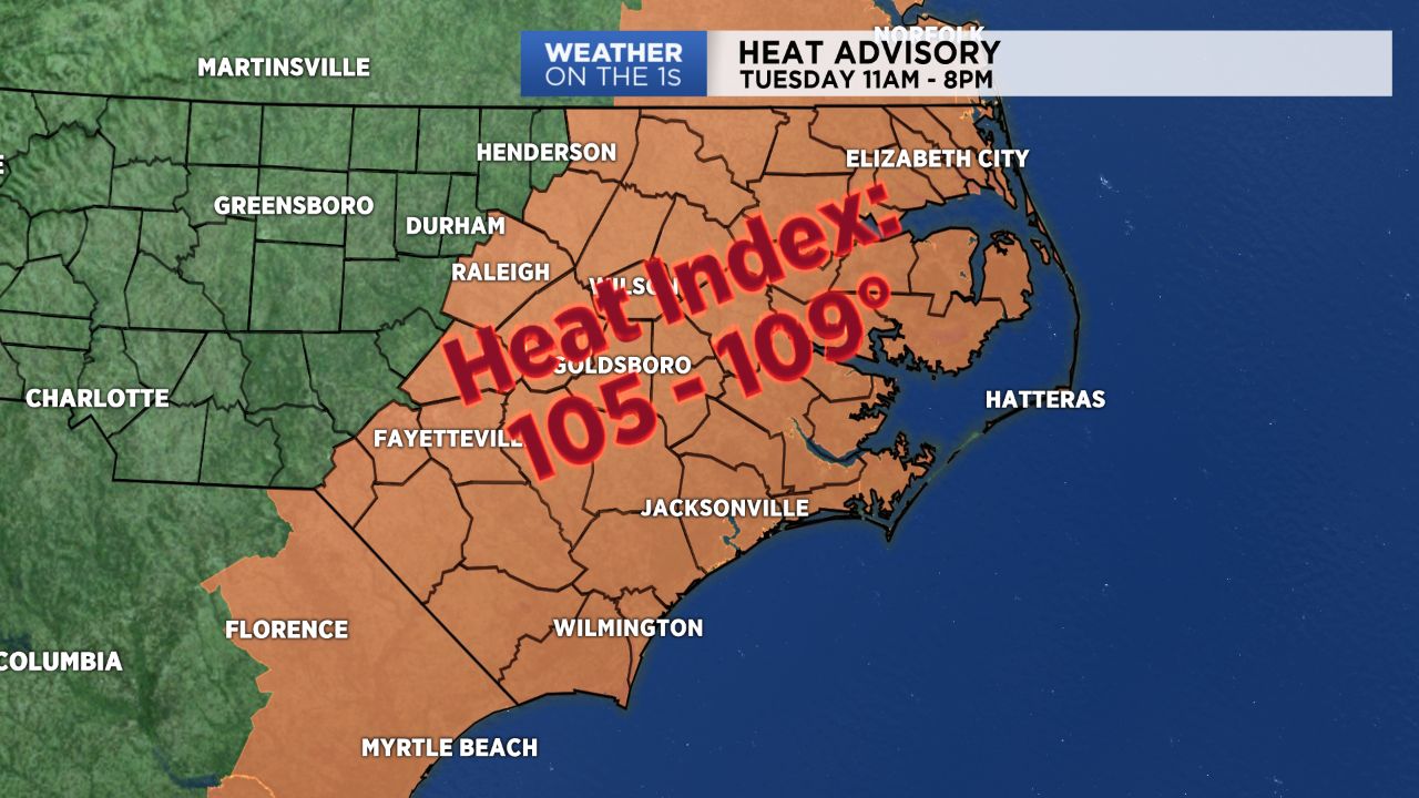 Heat Advisory today