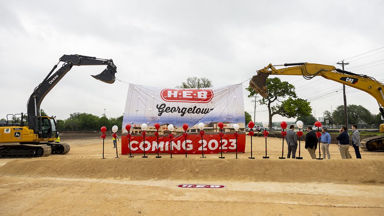 The new H-E-B in Georgetown is scheduled to open in June. (H-E-B)