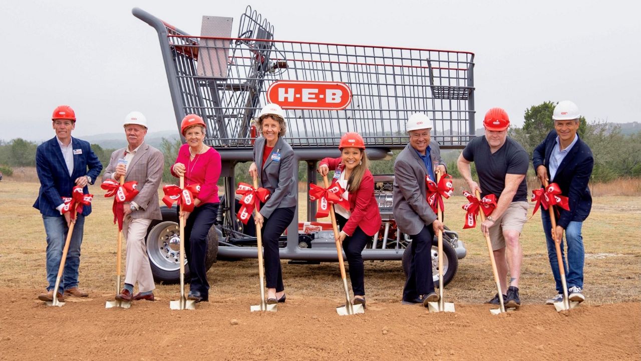 Construction has officially started on the new 103,000-square-foot H-E-B located at Country Road 163 and Highway 290. (H-E-B)