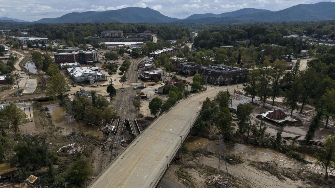 Debris after Hurricane Helene moved through the southeast.