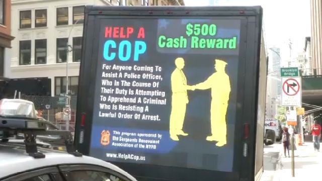 NYPD sergeants union to offer good samaritan's cash