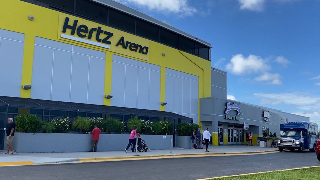 Hertz Arena shelter closes, evacuees scramble