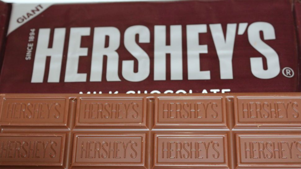 File photo of Hershey chocolate. 