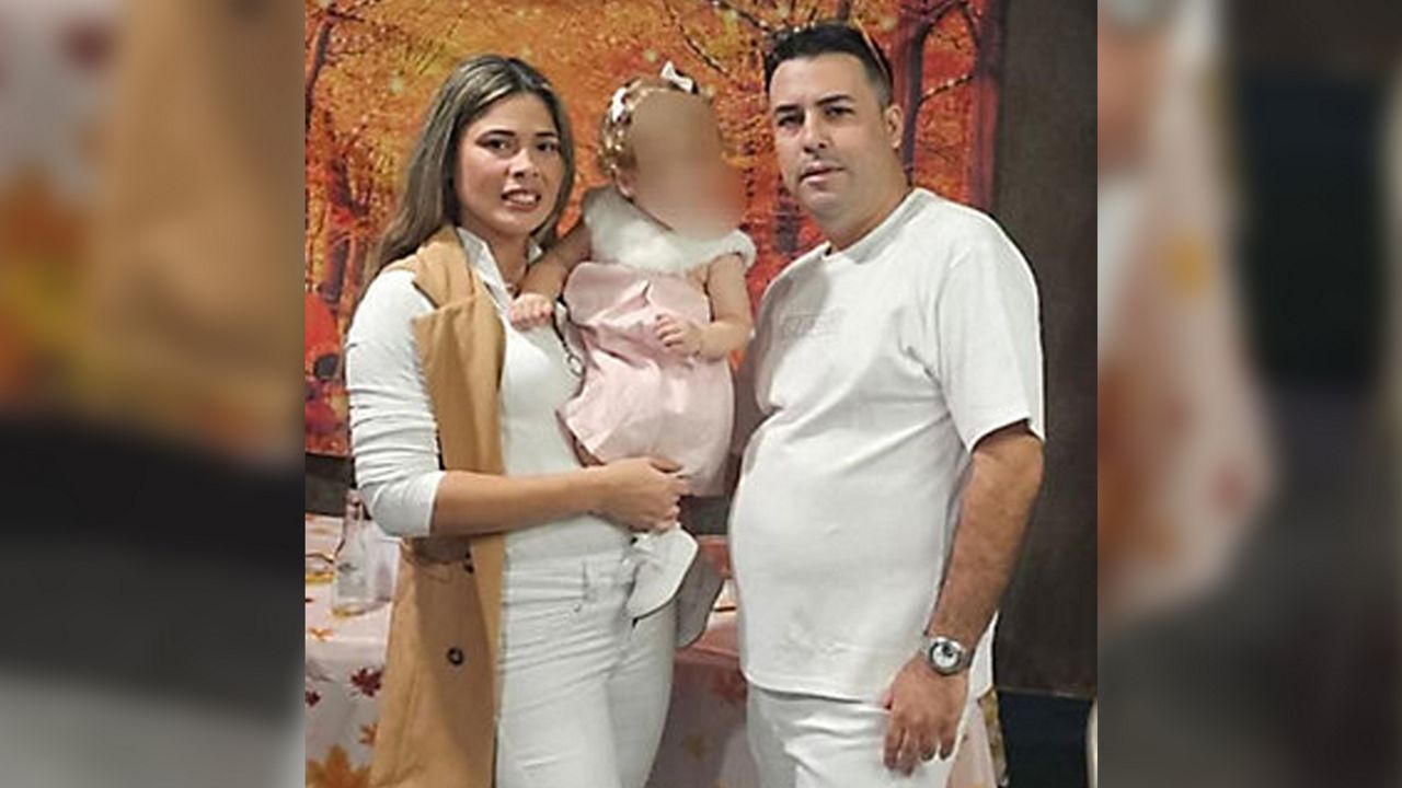 Heidy Sanchez Tejeda with her husband, Carlos Yunier Valle. (Photo from Tampa Bay Immigrant Solidarity Network)