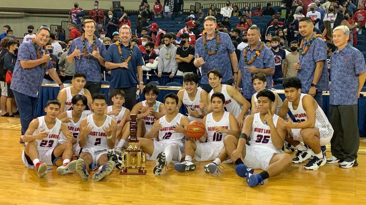 Saint Louis last won a boys basketball state championship in 1986. The team last appeared in the state title game in 2003. (Spectrum News/Brian McInnis)